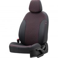 Otom Opel Astra G 1998-2009 Özel Üretim Tokyo Design Deri Siyah - Kırmızı Oto Koltuk Kılıfı