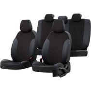 Otom Skoda Fabia 2007-2014 Özel Üretim Tokyo Design Tay Tüyü Siyah Oto Koltuk Kılıfı