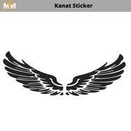 Otomarketin 15 cm Kanat Oto Sticker