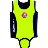 Owli Swimwarm Neon Sarı-Siyah Üşütmeyen Bebek Mayosu