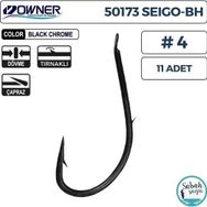 Owner 50173 4 Seigo BH 11 Adet Tırnaklı Çapraz İğne Siyah