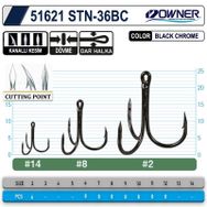 Owner 51621 STN-36 Black Chrome Üçlü İğne