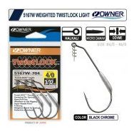 Owner 5167W Weighted Twistlock Light Black Chrome İğne