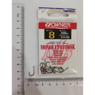 Owner 5177 No:8 Mosquito Hook Black Chrome Sinek İğne