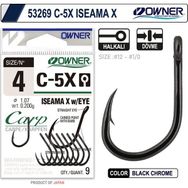 Owner 53269 C-5X İseama X Black Chrome Sazan İğnesi