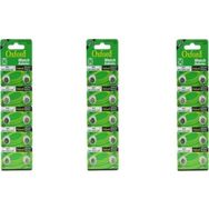 Oxford Ag 3 LR41 10'lu 3 Paket Düğme Pil