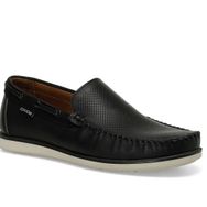 Oxide Darkas 4FX Siyah Erkek Loafer Ayakkabı