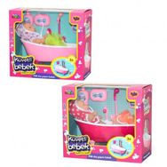 Oydaş Oyuncak 1 Adet Pilli Sesli Oyuncak Küvet Banyo Yapan Et Bebek