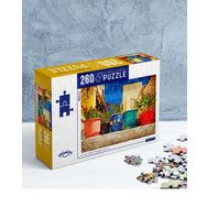 Oyunzu Renkli Saksı 260 Parça Puzzle