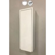 Özceden Çok Amaçlı 70 cm Mdf Parlak Beyaz Banyo Boy Dolabı