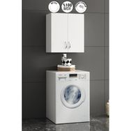 Özceden Komple Mdf 70*60 cm Beyaz Çamaşır Makinesi Üst Dolabı