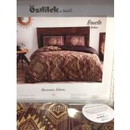 Özdilek Boucle Kahve Çift Kişilik Nevresim Takımı