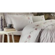 Özdilek Boutique Ivy Nakışlı Ekru Çift Kişilik Nevresim Takımı