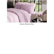 Özdilek Boutique Pembe Florest Çift Kişilik Nevresim Takımı