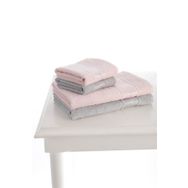 Özdilek Camellia Best Set Gri Pembe Banyo Hamam Takımı