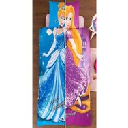 Özdilek Çift Taraflı Lisanslı Tek Kişilik Princess Cindirella Ve Rapunzel Nevresim Takımı
