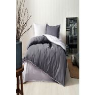 Özdilek Colormix Düz Antrasit Gri Çift Kişilik Nevresim Takımı