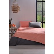 Özdilek Colormix Kiremit Antrasit Desensiz Çift Kişilik Pike Takımı