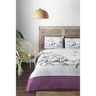 Özdilek Coneflower Ranforce Beyaz Tek Kişilik Pike Takımı