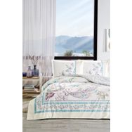 Özdilek Flor Bohemia Lila Ranforce Çift Kişilik Nevresim Takımı