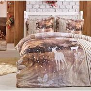 Özdilek Kahve Henry King Size Çift Kişilik Battal Nevresim Takımı