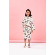Özdilek Minnie Mouse Colours Disney Lisanslı 5/6 Yaş Kapüşonlu Çocuk Bornozu