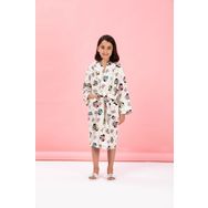 Özdilek Minnie Mouse Colours Disney Lisanslı 9/10 Yaş Kapüşonlu Çocuk Bornozu