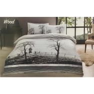 Özdilek Mor Wood Çift Kişilik Ranforce Nevresim Takımı