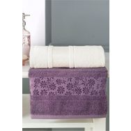 Özdilek Mürdüm Krem Blossom Best Set Hamam Takımı