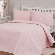 Özdilek Nakışlı Care 250x260 cm Pudra Çift Kişilik Yatak Örtüsü