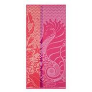 Özdilek Nice Pink Seahorse 70x150 cm Plaj Havlusu