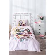 Özdilek Princess Rose Tek Kişilik Disney Lisanslı Lastikli Fitted Çarşaf Çocuk Pike Takımı