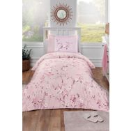 Özdilek Ranforce Tek Kişilik Ivy Rose Pembe Pike Takımı