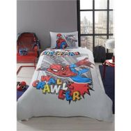 Özdilek Spidermam Lastikli Çarşaflı Gri Nevresim Takımı