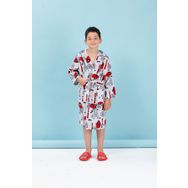 Özdilek Spiderman Wall Disney Lisanslı 11/12 Yaş Kapüşonlu Çocuk Bornozu