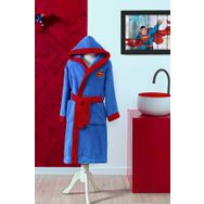 Özdilek Superman Colors Lisanslı 7/8 Yaş Kapüşonlu Çocuk Bornozu