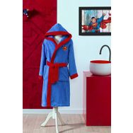 Özdilek Superman Colors Lisanslı 9/10 Yaş Kapüşonlu Çocuk Bornozu
