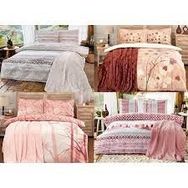 Özdilek Wild Wood Soft Bordo Battaniyeli Çift Kişilik Nevresim