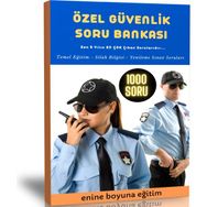 Özel Güvenlik Soru Bankası - Enine Boyuna Eğitim