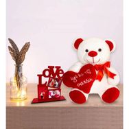 Özgüner Oyuncak 45 cm İyi Ki Varsın Kalpli Ayı Love Çerçeve