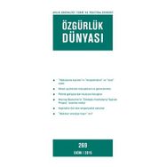Özgürlük Dünyası Aylık Sosyalist Teori ve Politika Dergisi : Sayı 269 Ekim 2015 - Kolektif