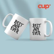 Özgüvenal Best Age Ever Beyaz Kupa Bardak