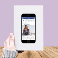 Özgüvenal DEFTER-029 Fotoğraf Baskılı Facebook Temalı Deri Kaplı Defter