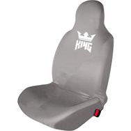 Öziron Daewoo Musso Oto Koltuk Servis Kılıfı Penye King Baskılı Ön Arka Takım Gri
