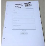 Özkan A5 Küçük Cari Hesap Klasörü Yedeği