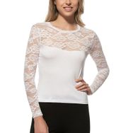 Özkan Underwear 7428 Beyaz Kadın Bluz