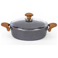 Özkent Gri Granit 24 cm Kısa Tencere