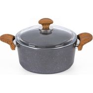 Özkent K-505 Gri 26 cm Granit Derin Tencere