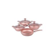 Özkent k-520 7 Parça Rose Gold Granit Güveç Tencere Seti