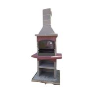 Özkoca Davlumbazlı Model Bims Beton 75 cm Barbekü